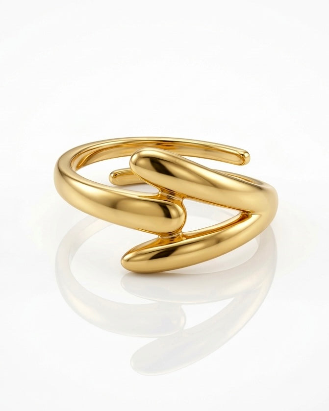 Velora Adjustable Gold Ring
