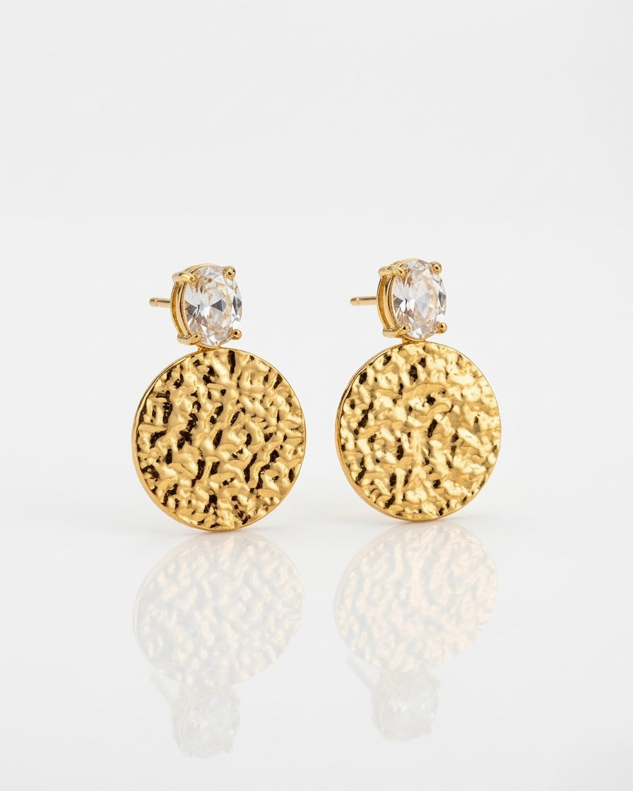 Royal Coin Drop Earrings