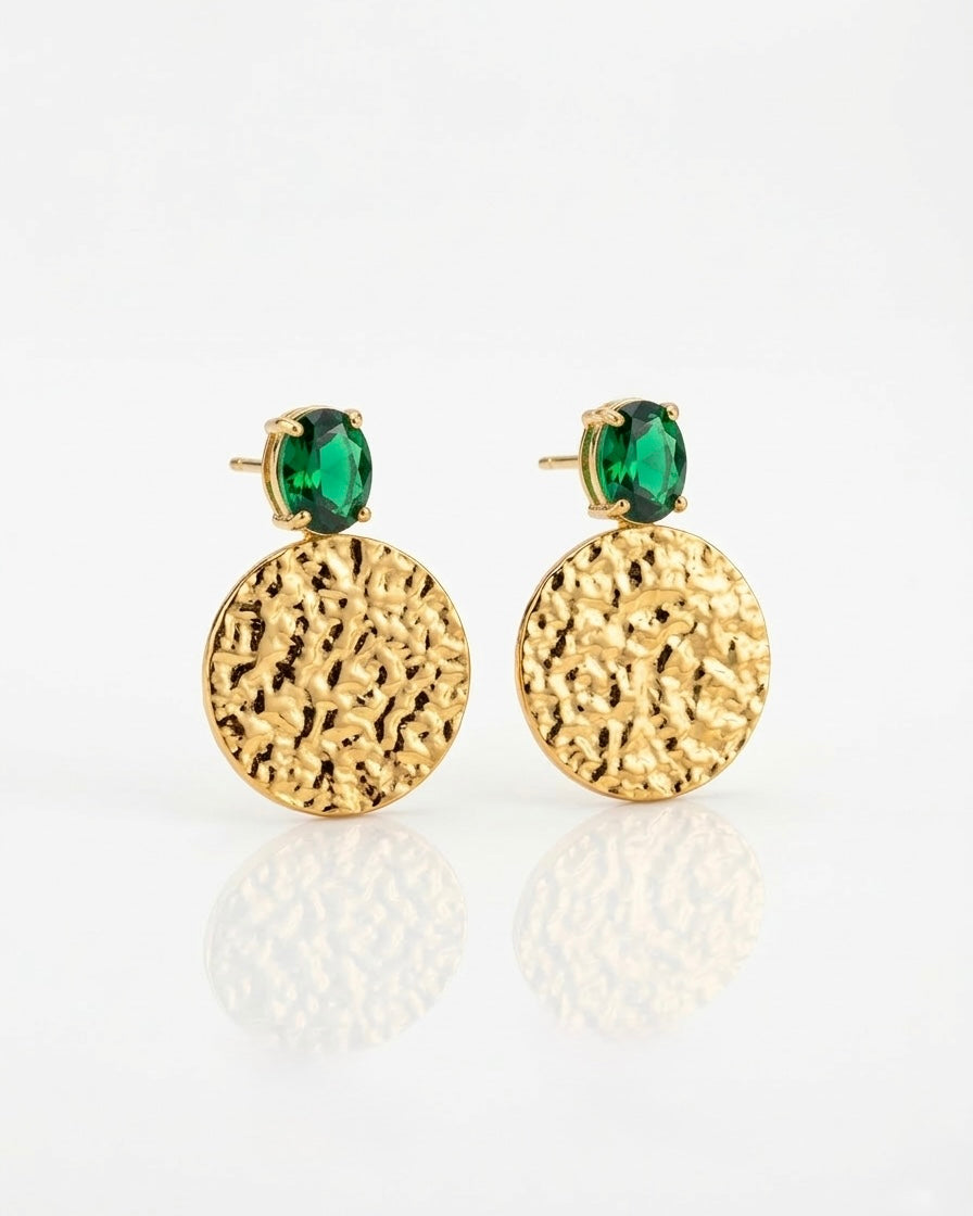 Royal Coin Drop Earrings