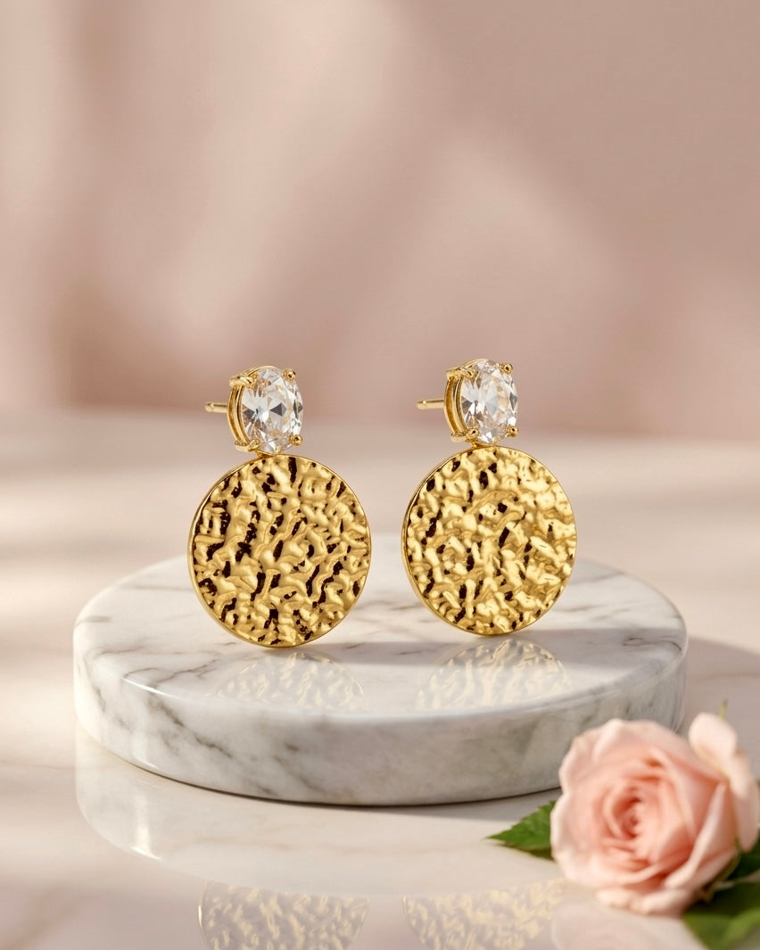 Royal Coin Drop Earrings