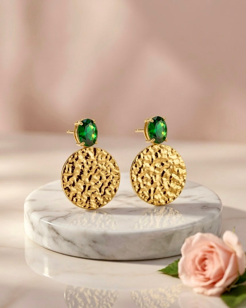 Royal Coin Drop Earrings