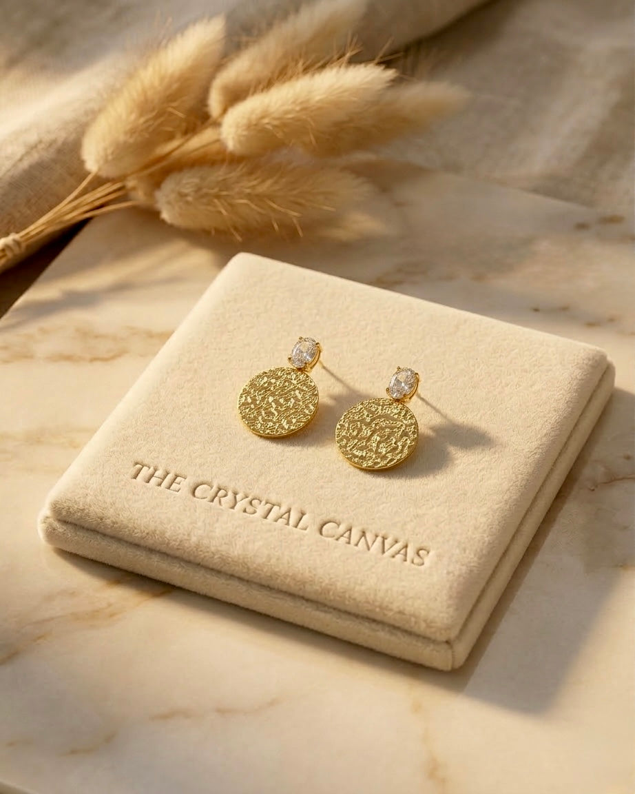 Royal Coin Drop Earrings