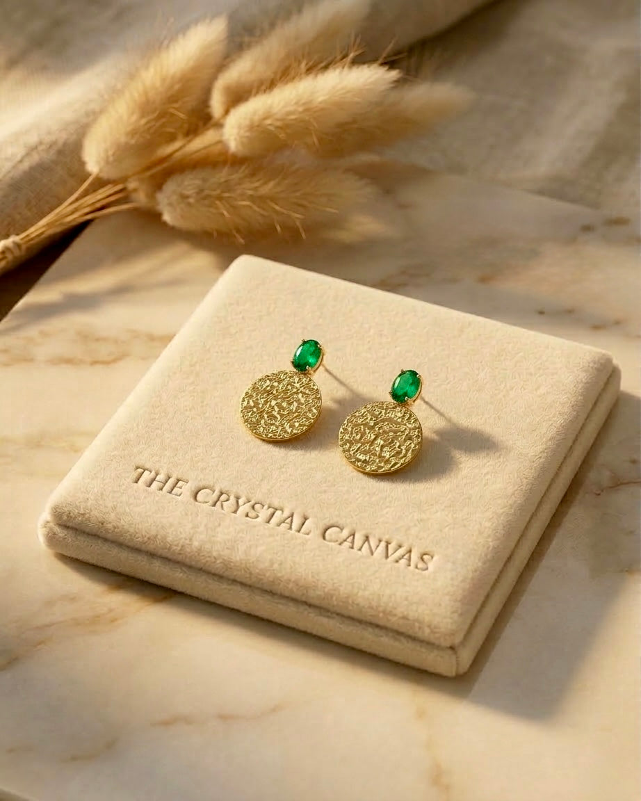 Royal Coin Drop Earrings