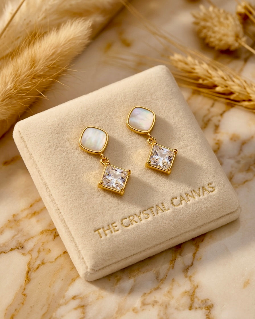 Luna Pearl Drop Earrings