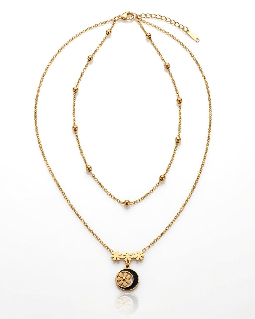 Celeste Layered Charm Necklace