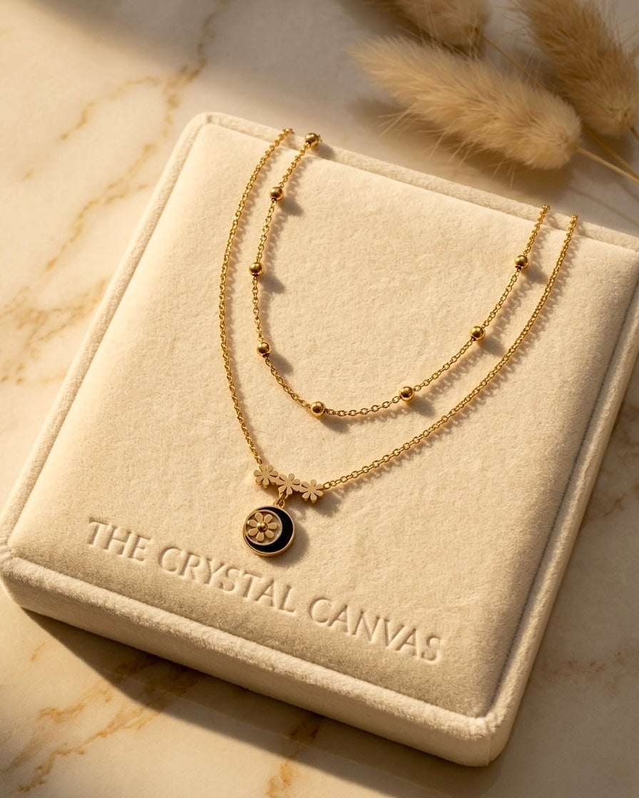 Celeste Layered Charm Necklace
