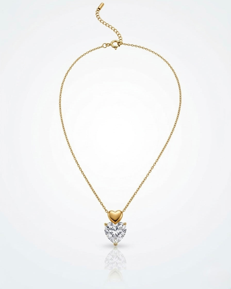 Dual Heart Radiance Necklace