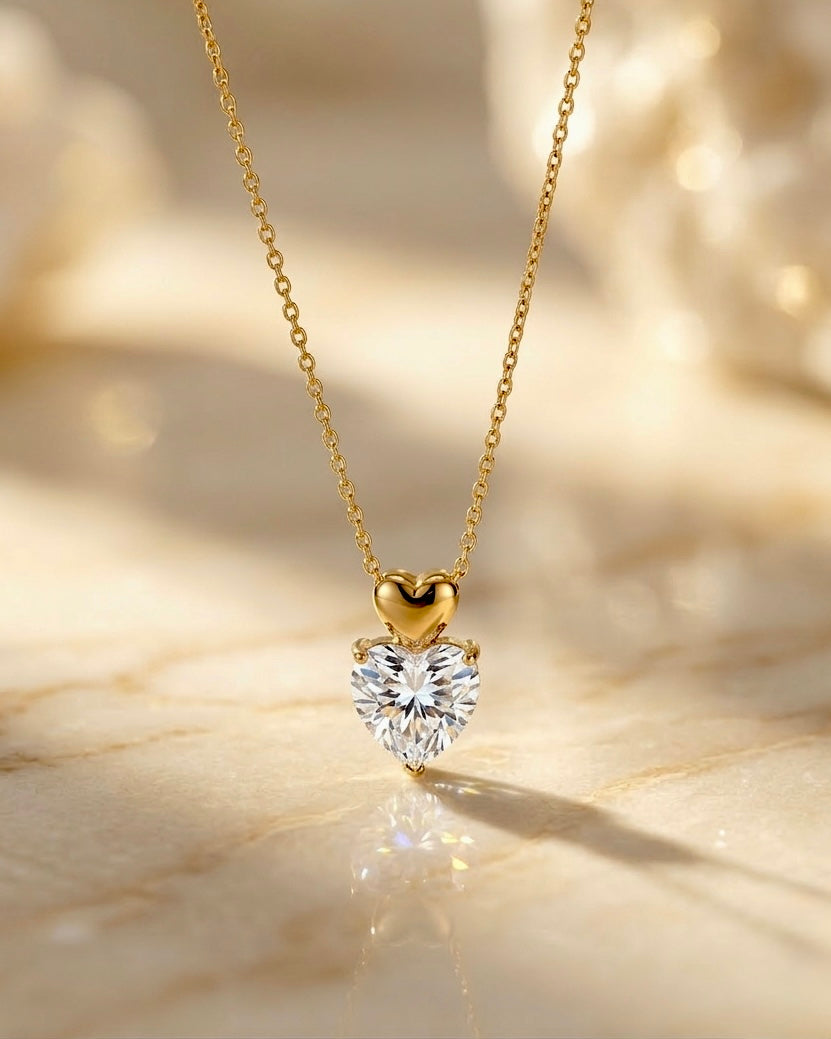 Dual Heart Radiance Necklace