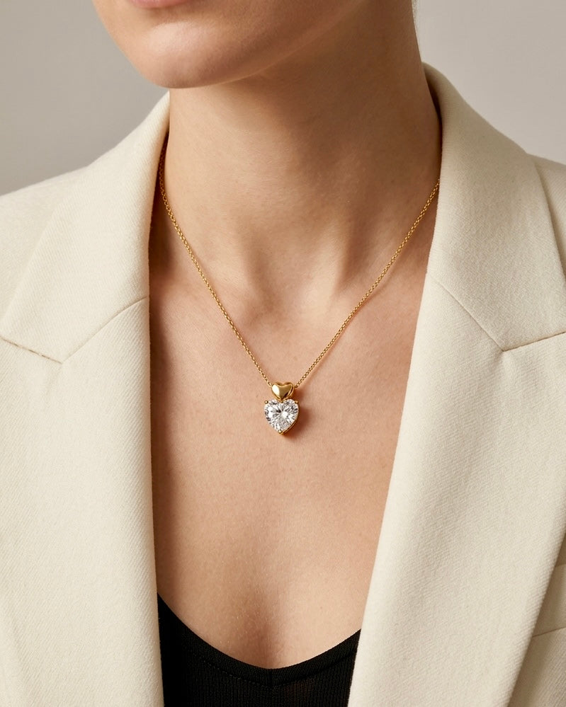 Dual Heart Radiance Necklace
