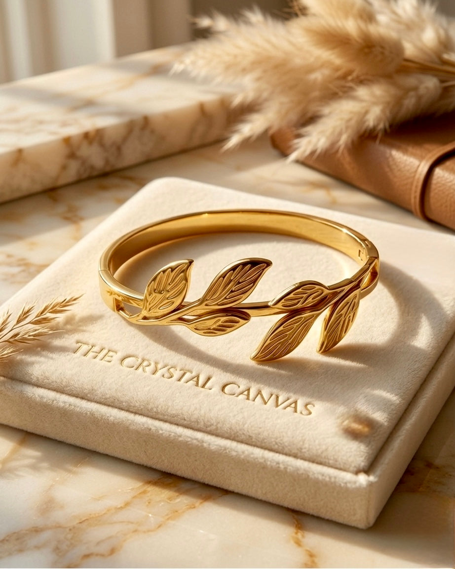 Elowen Leaf Gold Bracelet