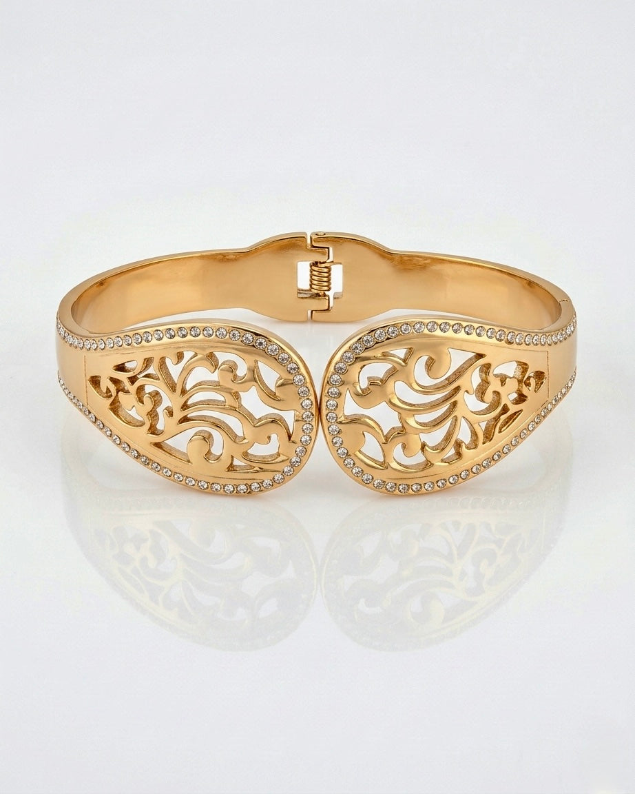 Zaria Filigree Luxe Gold Bracelet