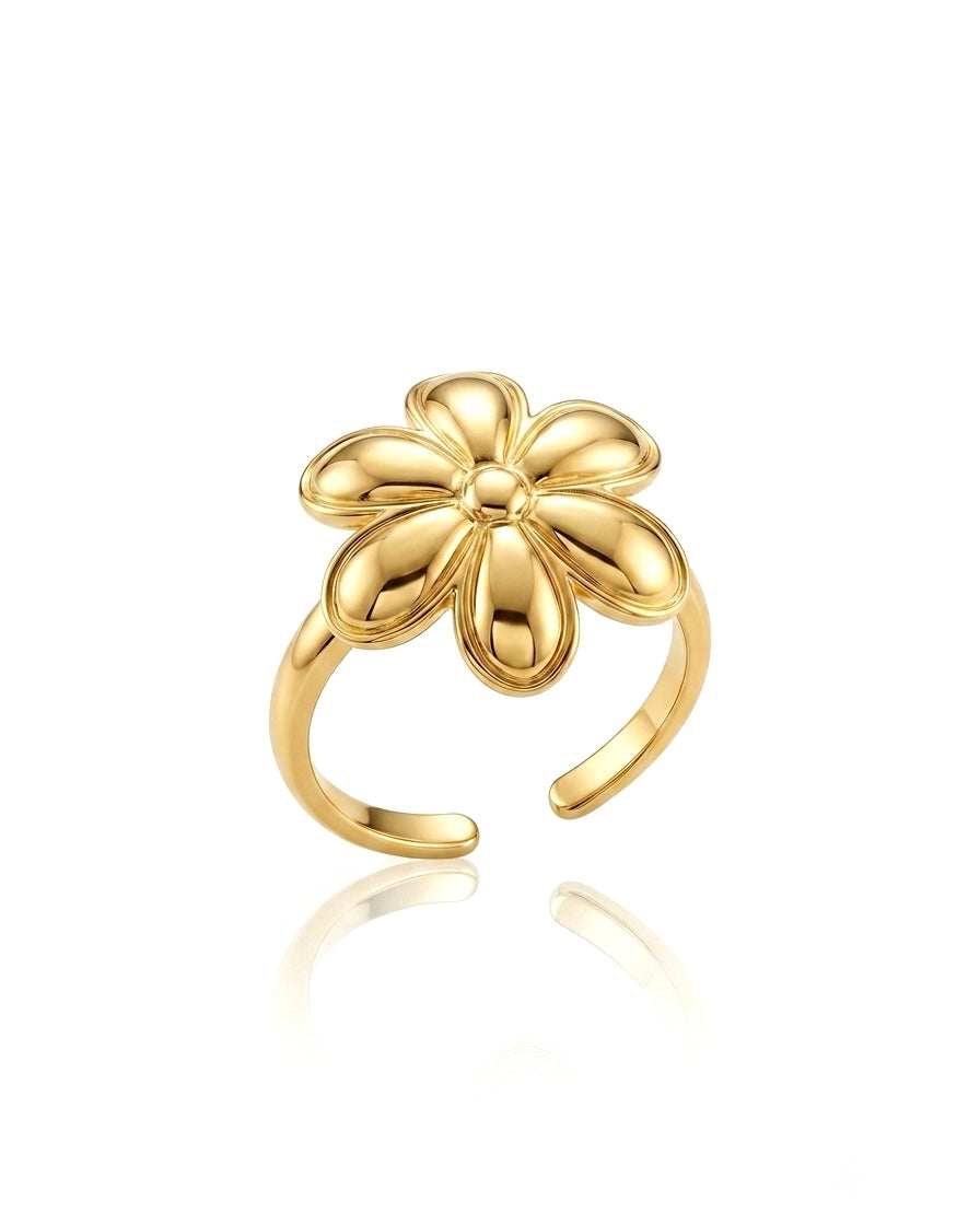 Golden Daisy Ring