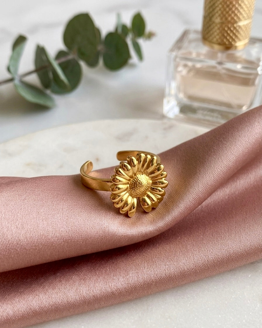 Sunflower Glow Ring