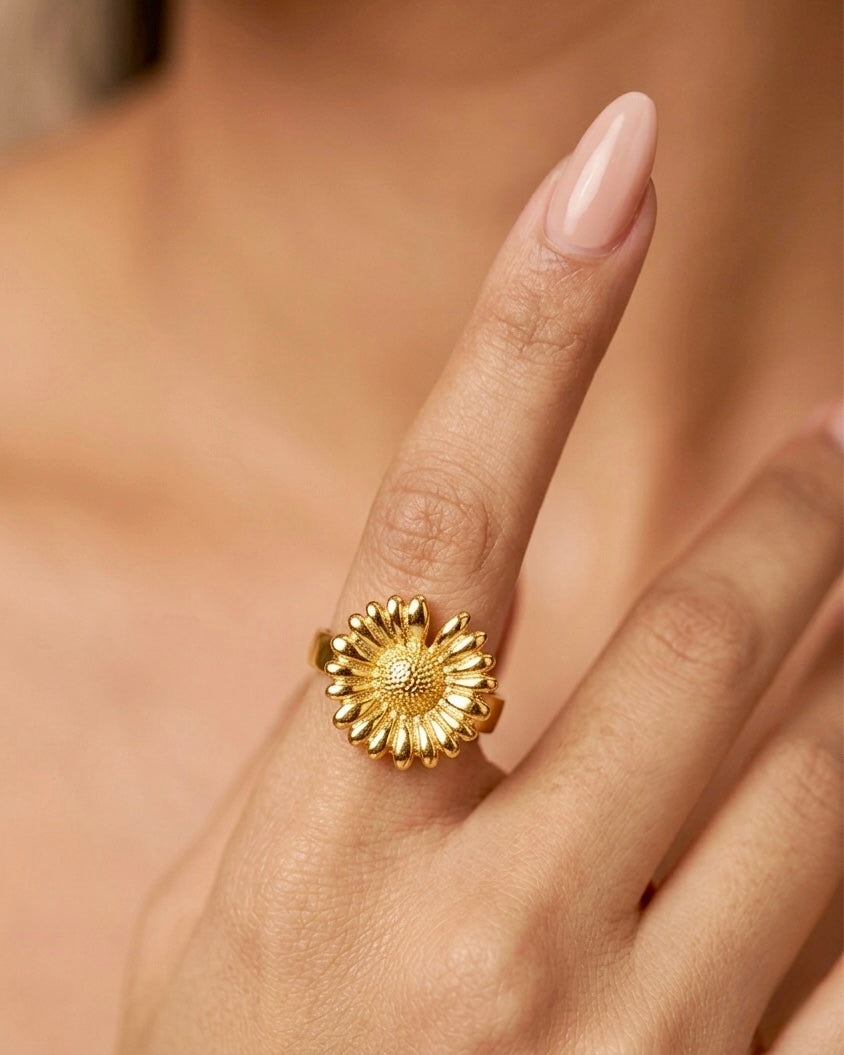 Sunflower Glow Ring