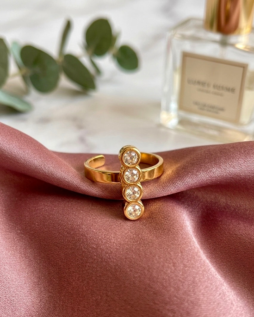 Celeste Four-Stone Adjustable Ring