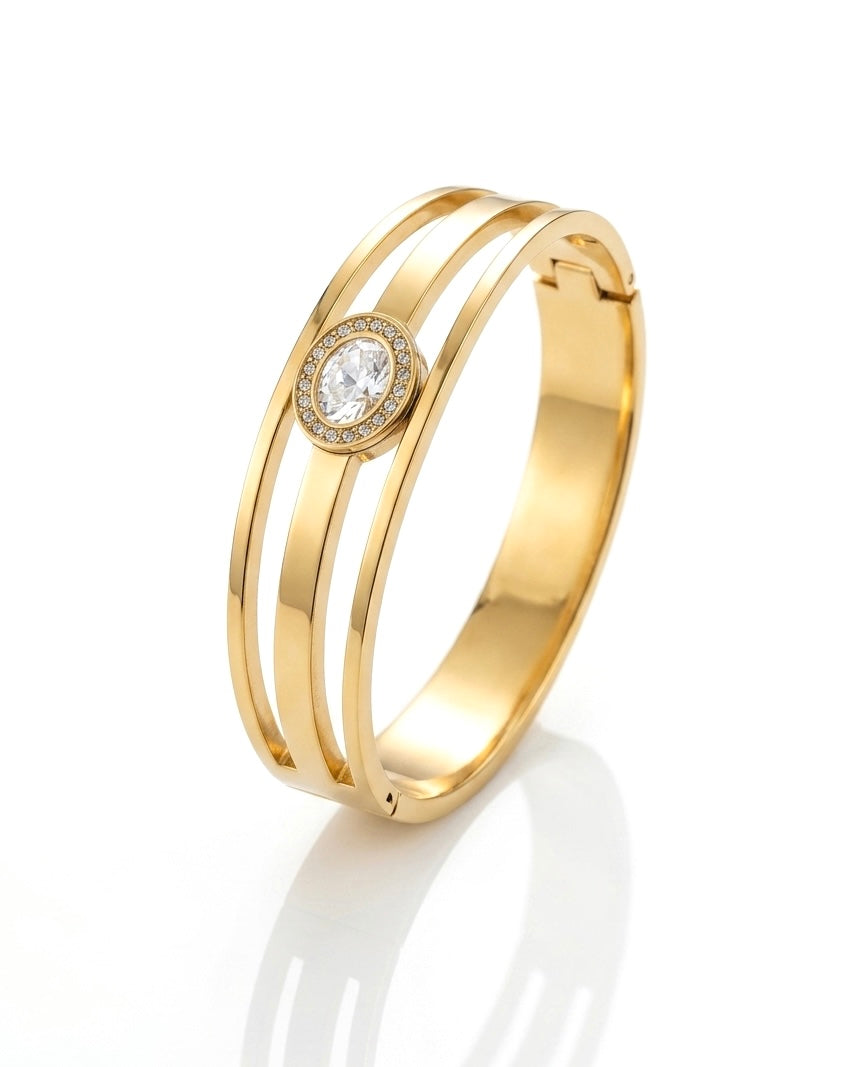 Celeste Crystal Cuff Bracelet