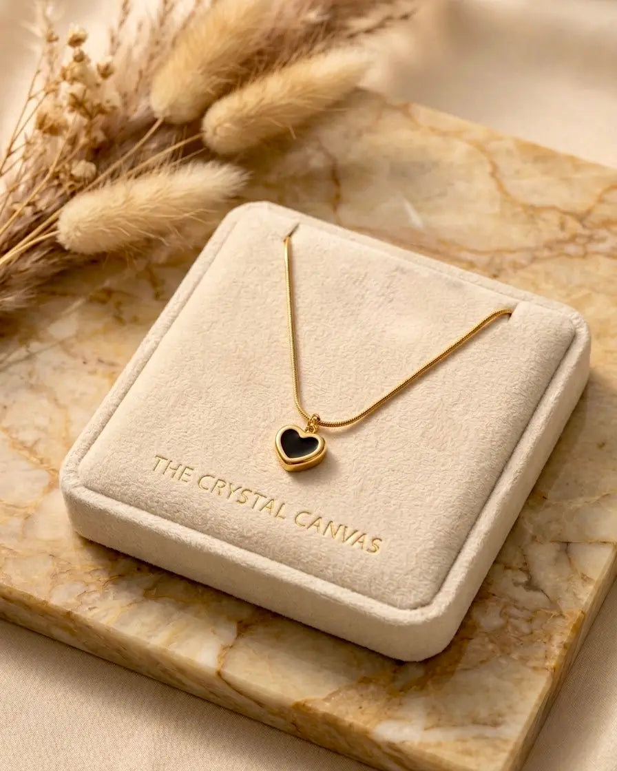 Golden Heart Pendant Necklace