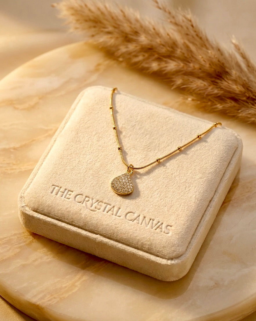 Golden Seashell Charm Necklace